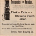 Brewer Brad's Pink s Pale Ale advertisement from 1903.